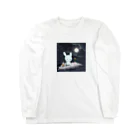 SHIHO NO WAのお月見うさぎ Long Sleeve T-Shirt