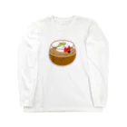 Draw freelyのチョコプリン Long Sleeve T-Shirt