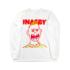 INASBY 髑髏毒郎のフェードカットボブ破り Long Sleeve T-Shirt