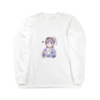 cawolieのほっと一息女の子 ロングスリーブTシャツ