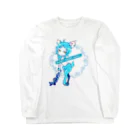 SWのシカの嬢BLUE Long Sleeve T-Shirt