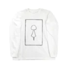 雨男の影のショウジョA（白） Long Sleeve T-Shirt