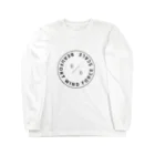 CALMの凪ロゴくり抜き Long Sleeve T-Shirt