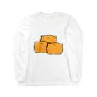 ぎんが屋-wassyoi-のINARIちゃん三個 Long Sleeve T-Shirt