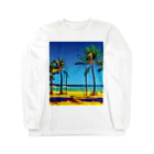 GALLERY misutawoのフィリピン ボラカイ島のビーチ Long Sleeve T-Shirt