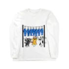 それいゆのねこ猫運動会（魚食い競走） Long Sleeve T-Shirt