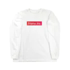 stansのStans T-shirt red ロングスリーブTシャツ