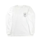 ぽぴぽぴの鼻の下のびくま Long Sleeve T-Shirt