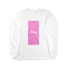 SummerのLove_pink 롱 슬리브 티셔츠