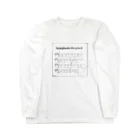 ekoeko ショップのベートーヴェン 第九 ロングスリーブ Long Sleeve T-Shirt