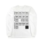 rd-T（フィギュアスケートデザイングッズ）のTechnical Elements [Ice Dance] Long Sleeve T-Shirt