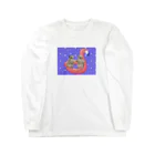 おーらのshopのフラミンゴスター Long Sleeve T-Shirt