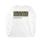 amo-shima　(アモシマ)の猫迷彩柄　ロングＴシャツ Long Sleeve T-Shirt