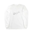 シャチの猫ジャンケン Long Sleeve T-Shirt