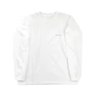 ｺﾝﾄﾞ-の中華系藤近　White ロングスリーブTシャツ