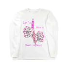 SASARiNS のHave a Heart to heart ロングスリーブTシャツ