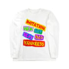 INASBY 髑髏毒郎のIMITATION NEW ART SEXY BAD YANKEESS Long Sleeve T-Shirt