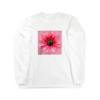 LilacGingerの花のロンT（ピンク）SUZURI限定 Long Sleeve T-Shirt