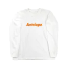 Antelope Sports ClubのAntelope Text ロゴ ロングスリーブTシャツ