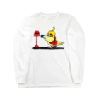 結cafe のオカメインコの郵便配達 Long Sleeve T-Shirt