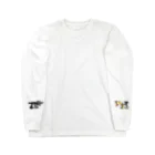 PARENT and CHILDの【👶】わをん(白) Long Sleeve T-Shirt