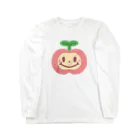 usa100のアップルちゃん ロングスリーブTシャツ