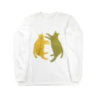 ねこや Ryoko -猫屋 りょうこ-のねこ　ふたりで　に Long Sleeve T-Shirt