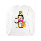 ka92のおばちゃん柄ヒョウちゃん Long Sleeve T-Shirt