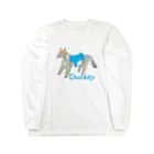 SESTA SHOPのロバくん Long Sleeve T-Shirt