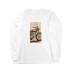 FELICEのバイク　レトロ風 Long Sleeve T-Shirt