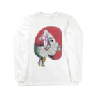 moriokasachi.artの早く隠れて！ Long Sleeve T-Shirt