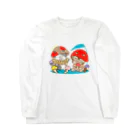 tiMo'sのお悟り猫姉妹 胞子よ届け Long Sleeve T-Shirt