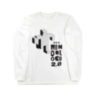 MONOBLOCO Japanのモノブロコ(MONOBLOCO)のモノクロロボットロングスリーブTシャツ Long Sleeve T-Shirt