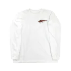 snaggedgorillaのヒゲキホウボウ ロングスリーブTシャツ