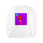 犬とお散歩の紙袋くん Long Sleeve T-Shirt