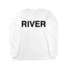 TOKYO LOGOSHOP 東京ロゴショップのRIVER-リバー- Long Sleeve T-Shirt