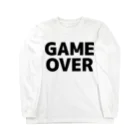 TOKYO LOGOSHOP 東京ロゴショップのGAMEOVER-ゲームオーバー- Long Sleeve T-Shirt