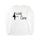 JADE ARTSのLIVE is LIFE ロングスリーブTシャツ