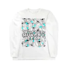 Hurryz HUNGRY BEARのHurryz HUNGRY BEAR たくさんシリーズ Long Sleeve T-Shirt