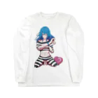 TRAVA design SHOPのSNS依存症（Twitter Ver） ロングスリーブTシャツ