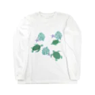 SOMALY【SUZURI店】のウミガメ Long Sleeve T-Shirt