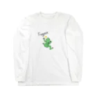 frogestのfrogest カエル　シンプルロゴ Long Sleeve T-Shirt