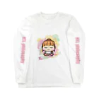 HACHIE  のhappyちゃん　長袖Tシャツ Long Sleeve T-Shirt