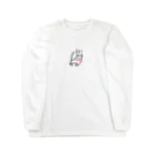 mautaの左肩でアタックする猫 Long Sleeve T-Shirt