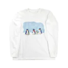 SOMALY【SUZURI店】のペンギン Long Sleeve T-Shirt