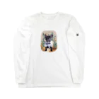 noe_to_meg (ノエとめぐ)のbotanical×ブリンドル Long Sleeve T-Shirt