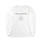 SAUNAdeTOTONOIのサウナモンスター ロングスリーブTシャツ