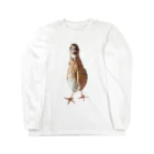 うずぴよの伸びるウズラ Long Sleeve T-Shirt