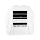 Desktop LabのDAW波形ボーダー Long Sleeve T-Shirt