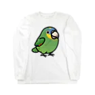 Cody the LovebirdのChubby Bird キソデボウシインコ ロングスリーブTシャツ